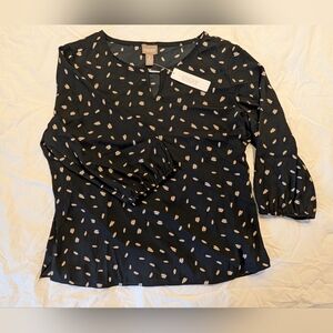NWT Chico's Patterned Blouse
